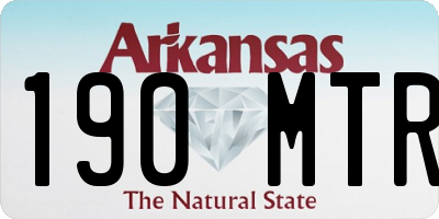 AR license plate 190MTR