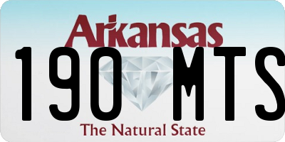 AR license plate 190MTS