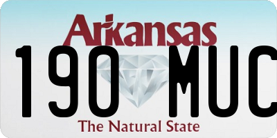 AR license plate 190MUC