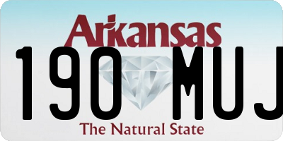 AR license plate 190MUJ