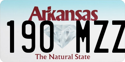 AR license plate 190MZZ