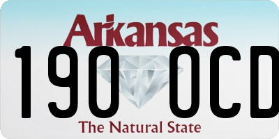 AR license plate 190OCD