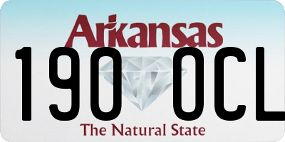 AR license plate 190OCL
