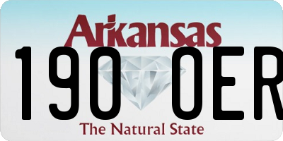 AR license plate 190OER