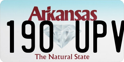 AR license plate 190UPV