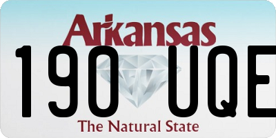 AR license plate 190UQE