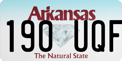 AR license plate 190UQF