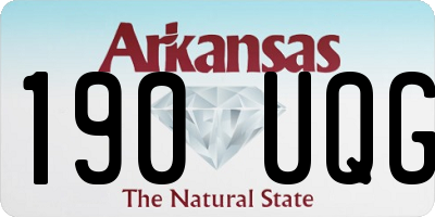 AR license plate 190UQG