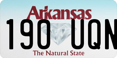 AR license plate 190UQN