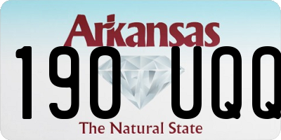 AR license plate 190UQQ