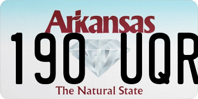 AR license plate 190UQR