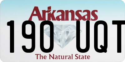 AR license plate 190UQT