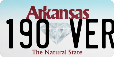 AR license plate 190VER