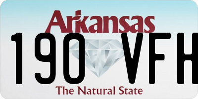 AR license plate 190VFH