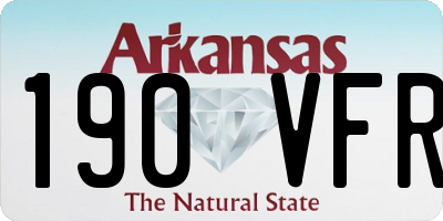 AR license plate 190VFR