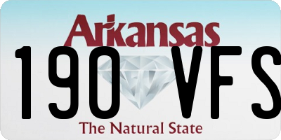 AR license plate 190VFS