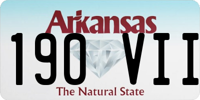AR license plate 190VII