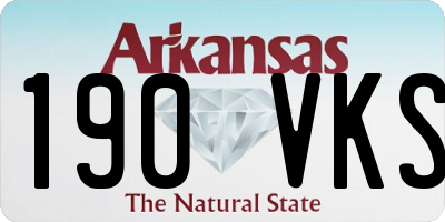 AR license plate 190VKS
