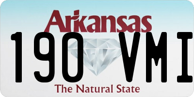 AR license plate 190VMI