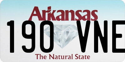 AR license plate 190VNE