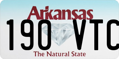 AR license plate 190VTC