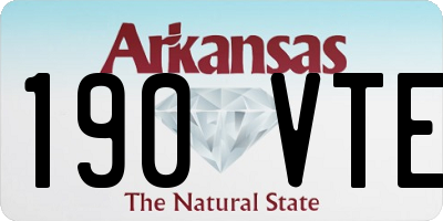 AR license plate 190VTE