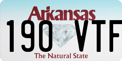 AR license plate 190VTF