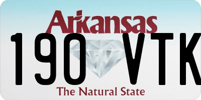 AR license plate 190VTK