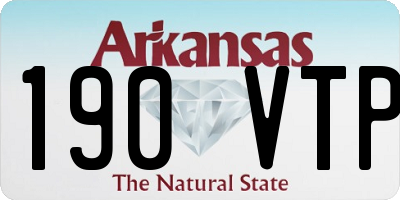 AR license plate 190VTP