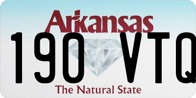 AR license plate 190VTQ