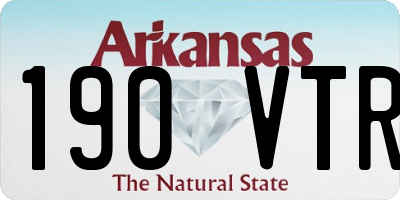AR license plate 190VTR