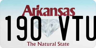 AR license plate 190VTU
