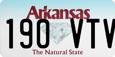 AR license plate 190VTV