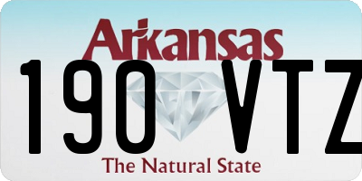 AR license plate 190VTZ
