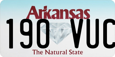 AR license plate 190VUC