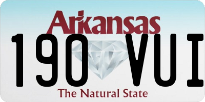 AR license plate 190VUI