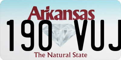 AR license plate 190VUJ