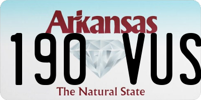 AR license plate 190VUS