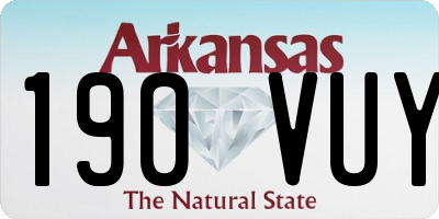 AR license plate 190VUY