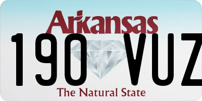 AR license plate 190VUZ