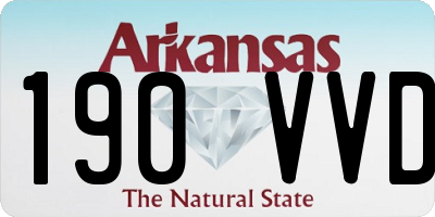 AR license plate 190VVD