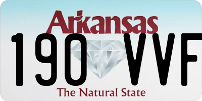 AR license plate 190VVF