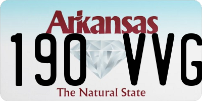 AR license plate 190VVG