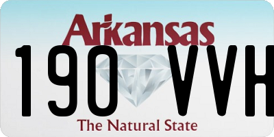 AR license plate 190VVH