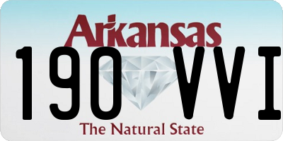 AR license plate 190VVI