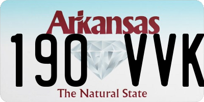 AR license plate 190VVK