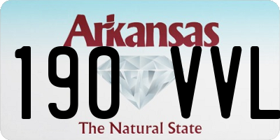 AR license plate 190VVL