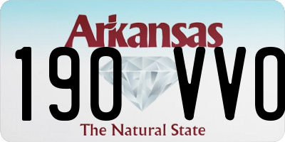 AR license plate 190VVO