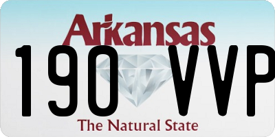 AR license plate 190VVP