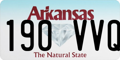 AR license plate 190VVQ